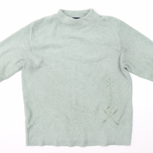 4 Me Womens Green   Pullover Jumper Size L