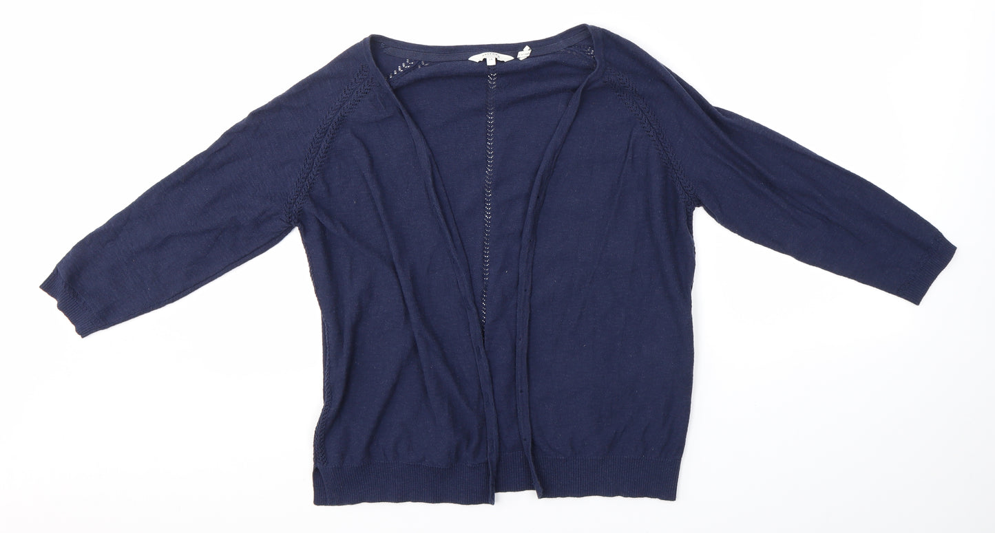 Fat Face Womens Blue   Cardigan Jumper Size 14