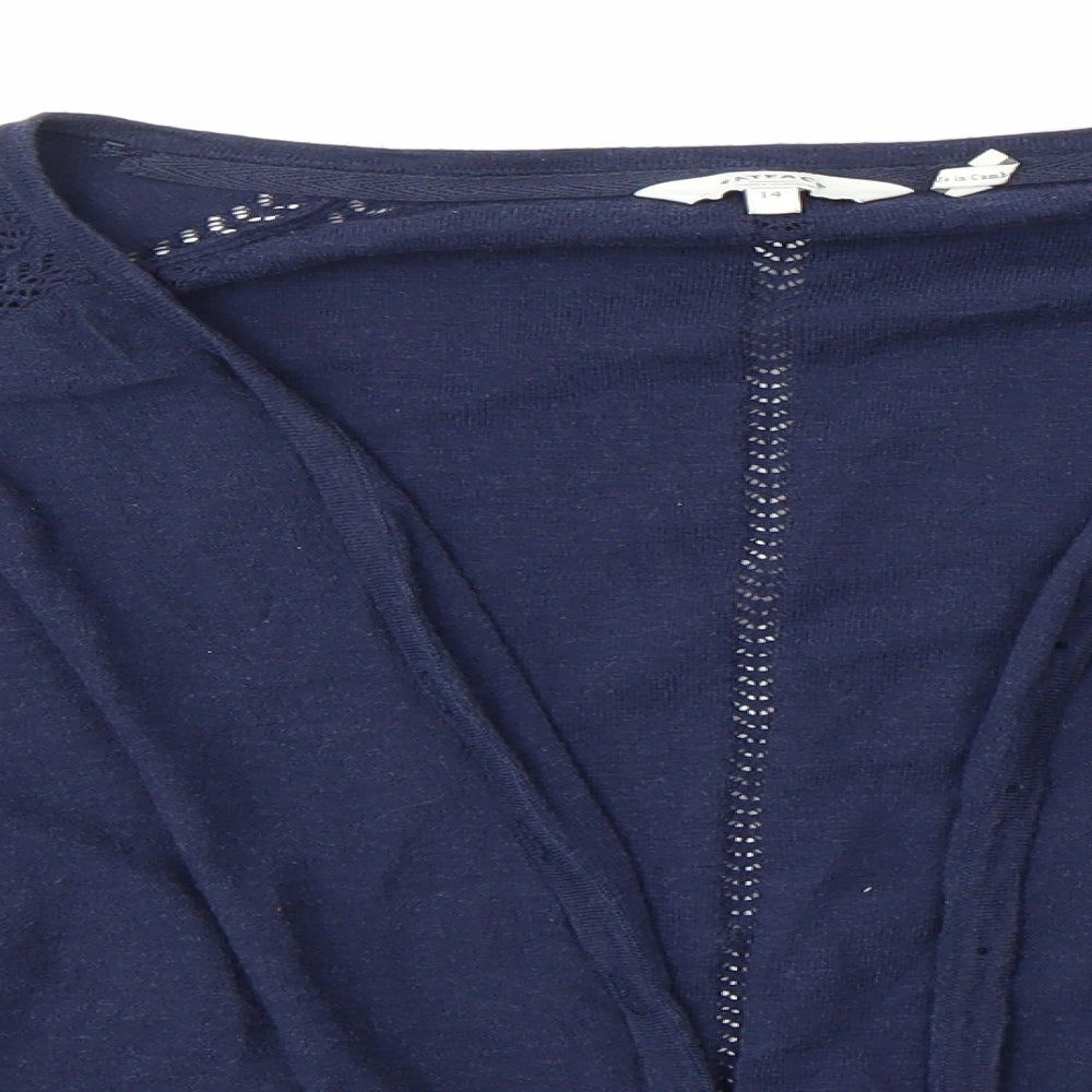 Fat Face Womens Blue   Cardigan Jumper Size 14