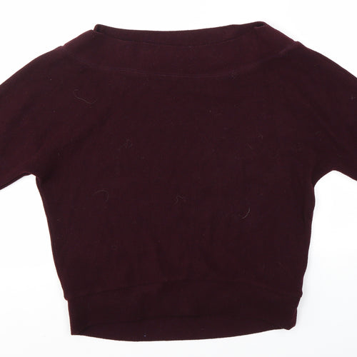New Look Womens Purple   Pullover Jumper Size S