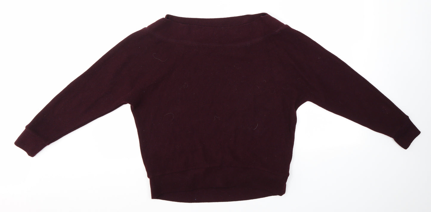New Look Womens Purple   Pullover Jumper Size S