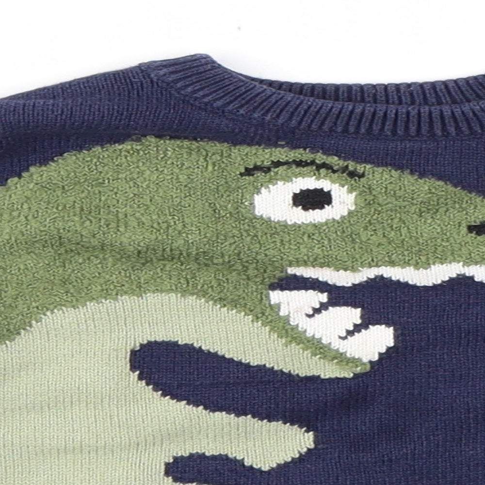 Very Boys Multicoloured   Pullover Jumper Size 2-3 Years  - Dinosaur