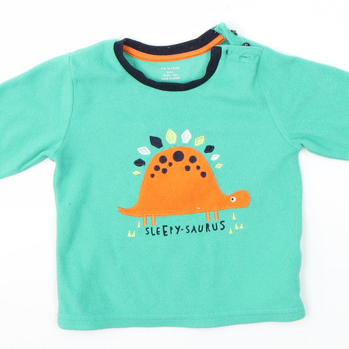 Primark Baby Green Solid   Pyjama Top Size 18-24 Months