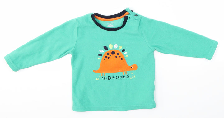 Primark Baby Green Solid   Pyjama Top Size 18-24 Months