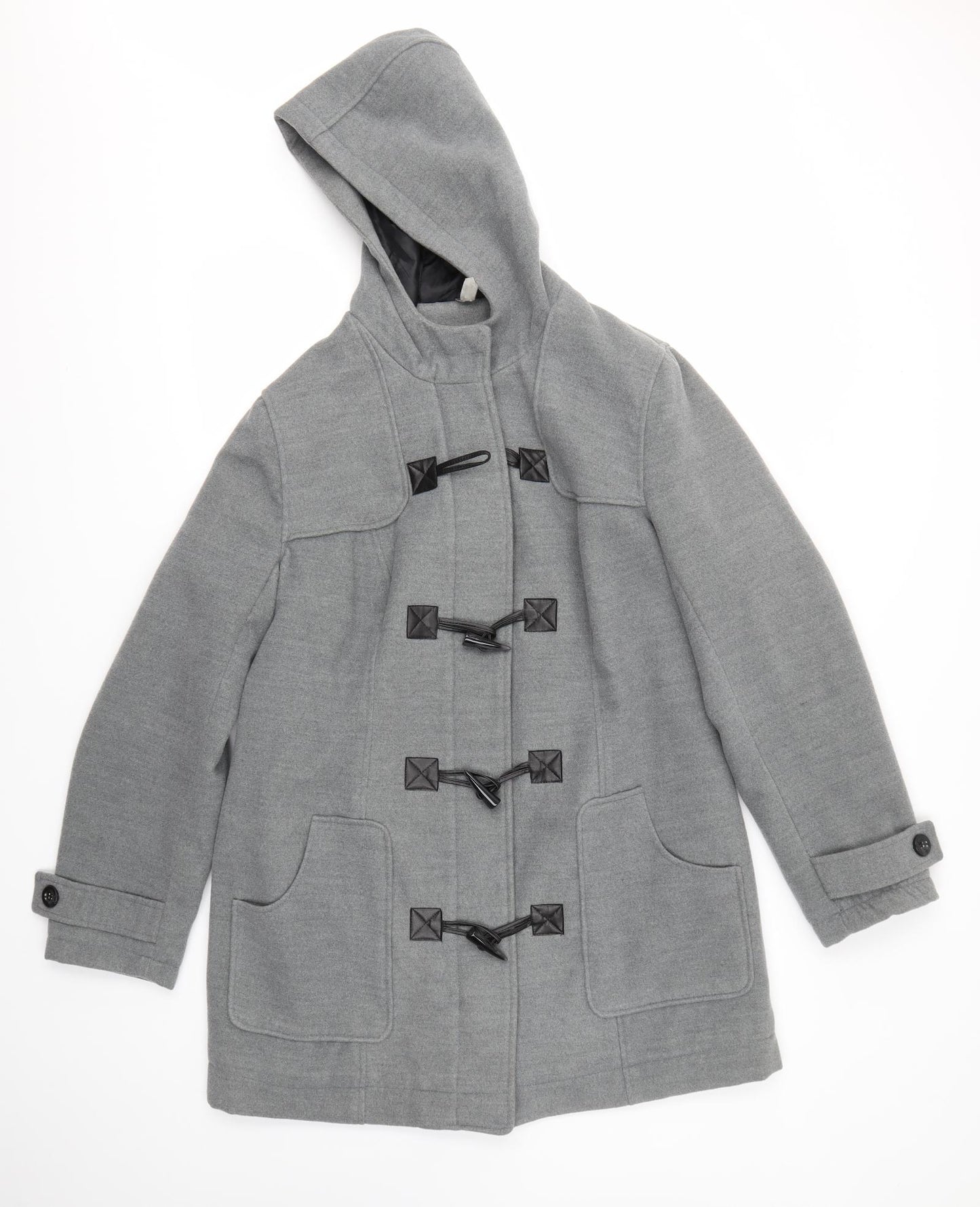 Evans Womens Grey   Overcoat Coat Size 20