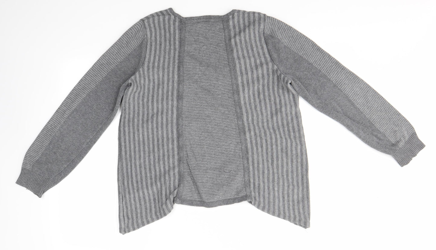 M&S Womens Grey   Pullover Jumper Size 14