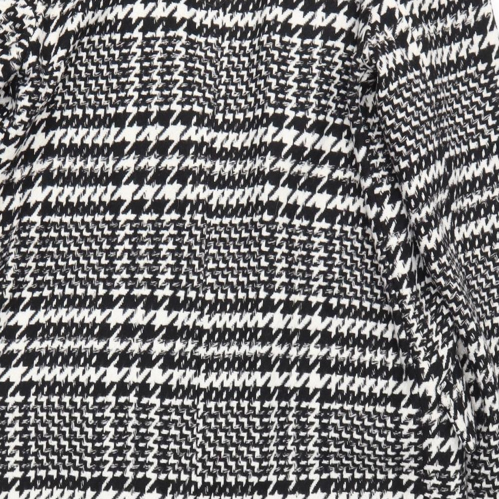 ASOS Womens Multicoloured Check  Overcoat Coat Size 12