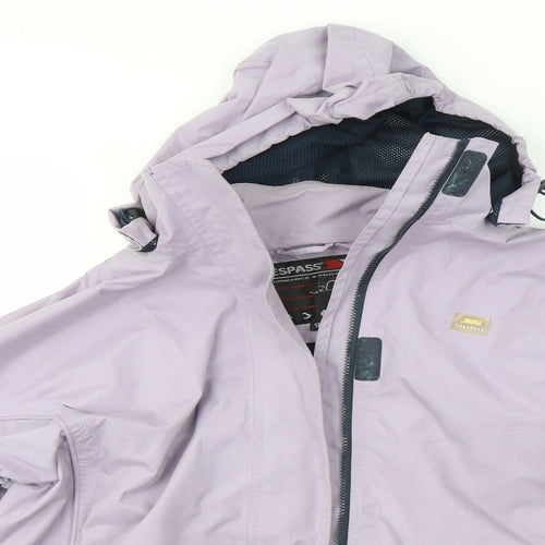 Trespass Womens Purple   Rain Coat Coat Size 16