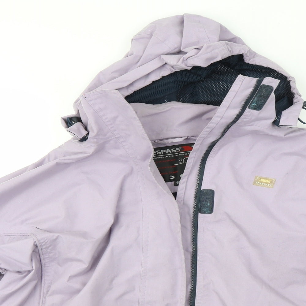 Trespass Womens Purple   Rain Coat Coat Size 16
