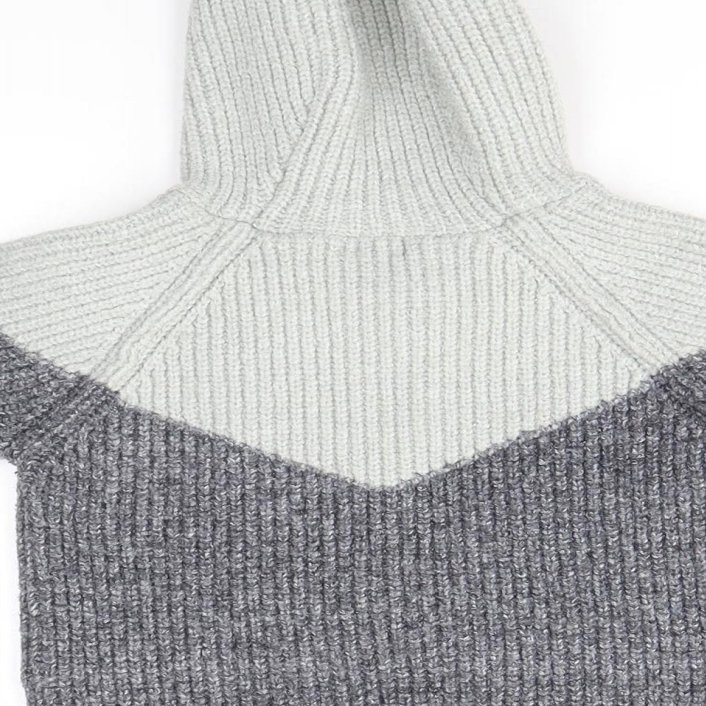 NEXT Girls Grey   Pullover Hoodie Size 2-3 Years