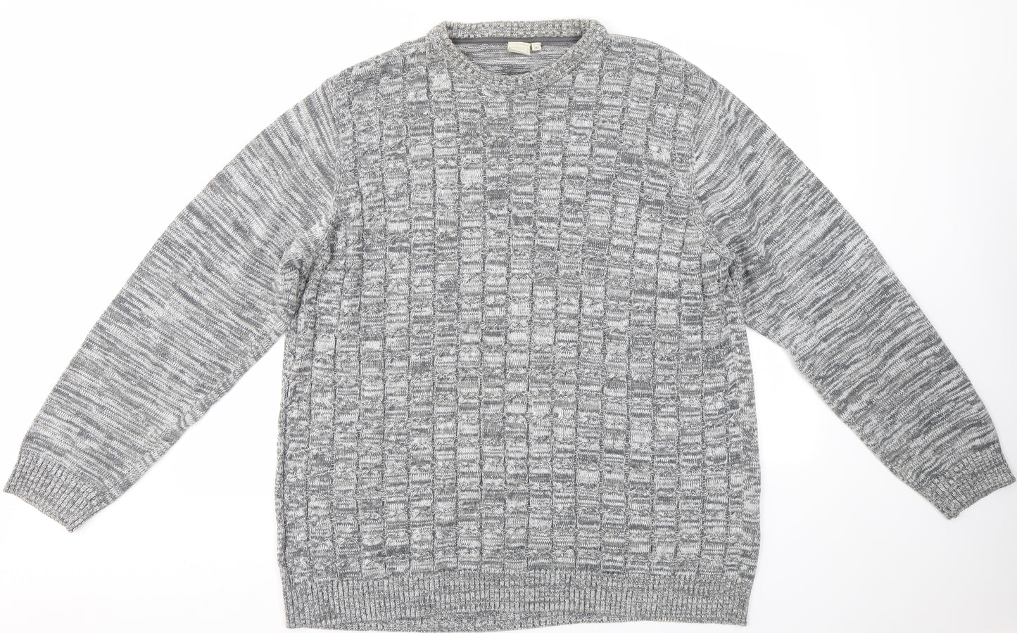 Cotton Traders Mens Grey   Pullover Jumper Size 2XL