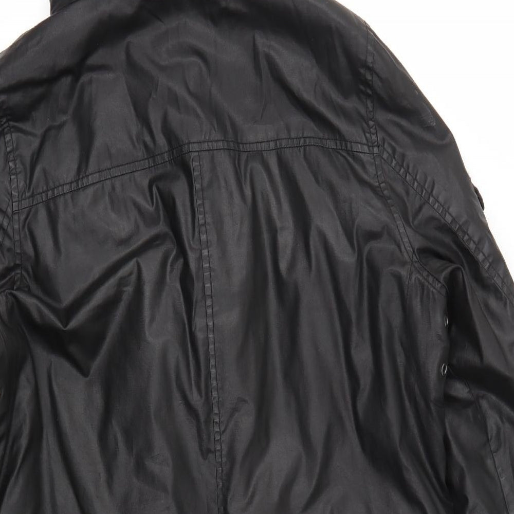 Matalan Womens Black   Overcoat Coat Size L