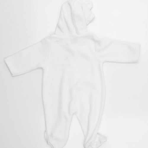 Bebe Bonito Baby White   Babygrow One-Piece Size 3-6 Months