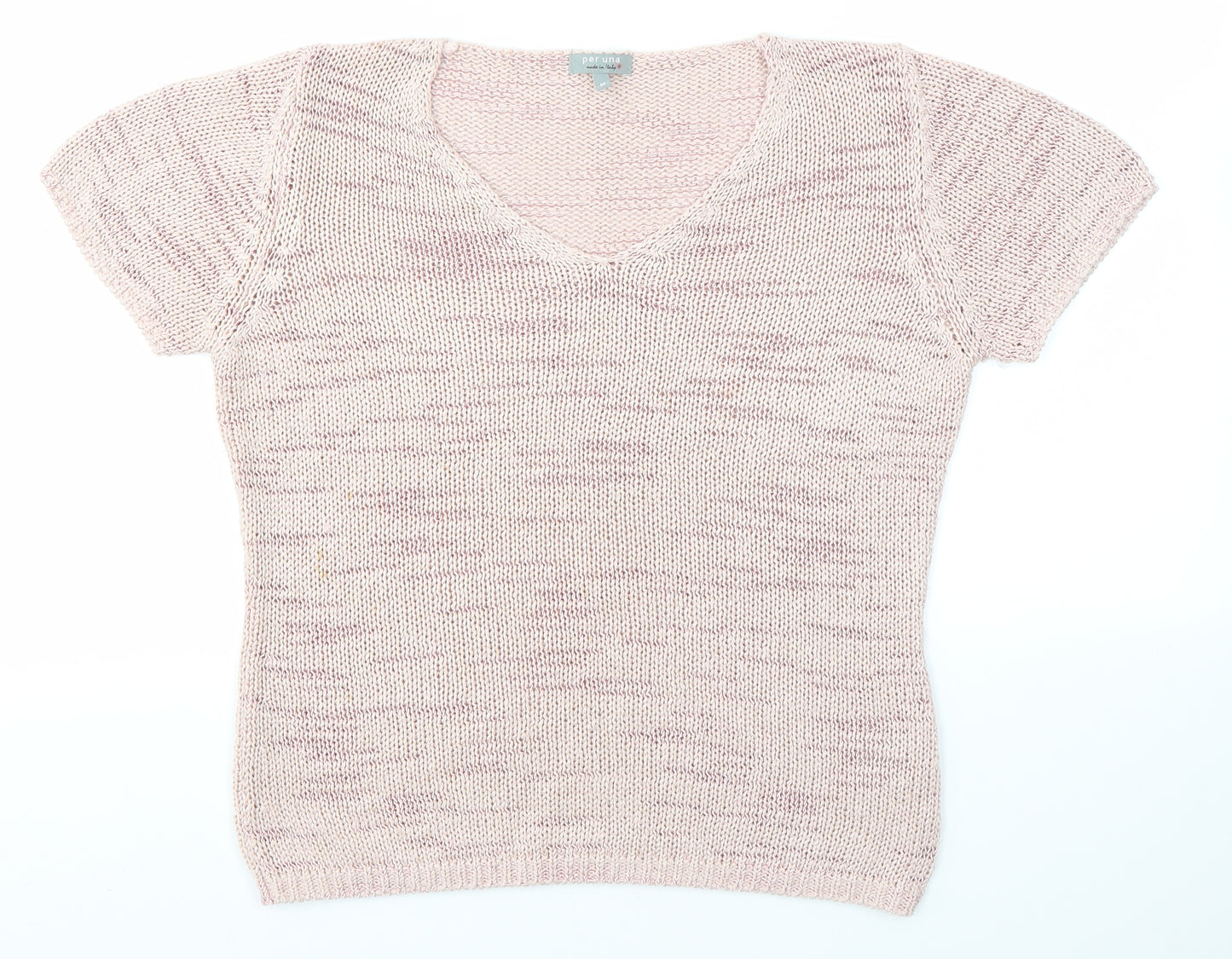 M&S Womens Pink   Pullover Jumper Size M