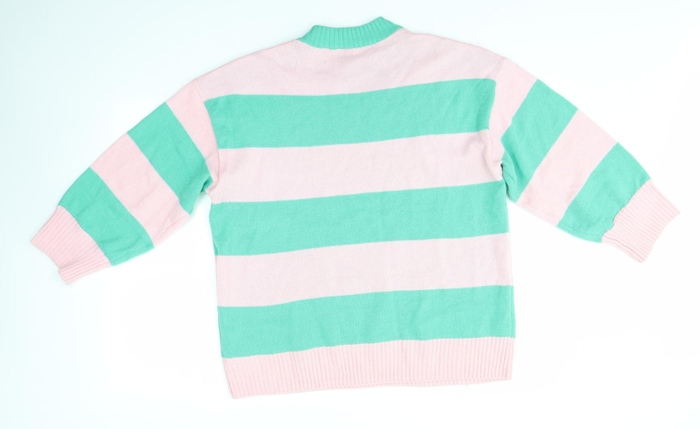 H&M Mens Multicoloured Striped  Pullover Jumper Size XS  - Care Bears