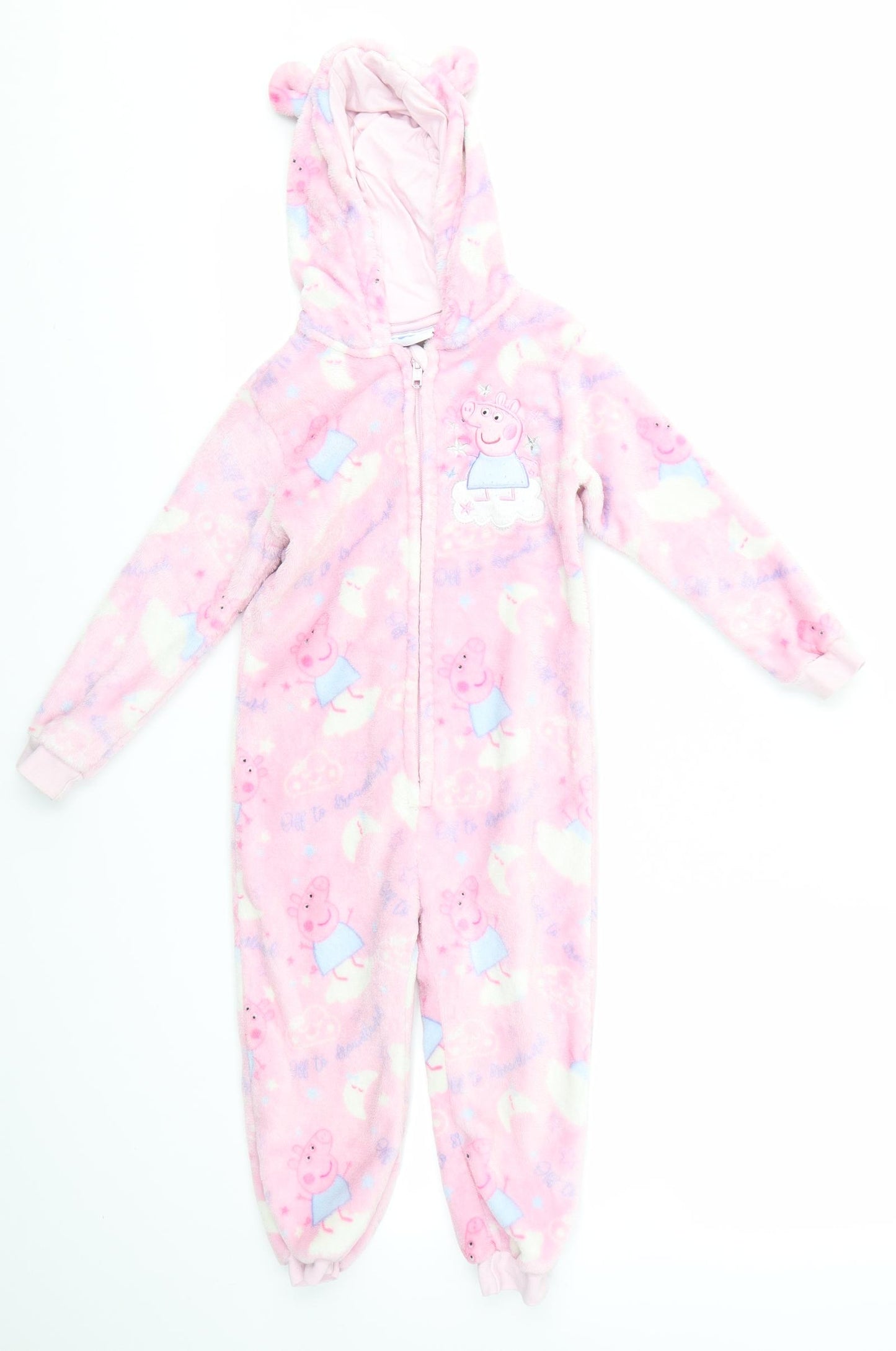 George Girls Pink Solid  Top One Piece Size 3-4 Years  - Peppa Pig