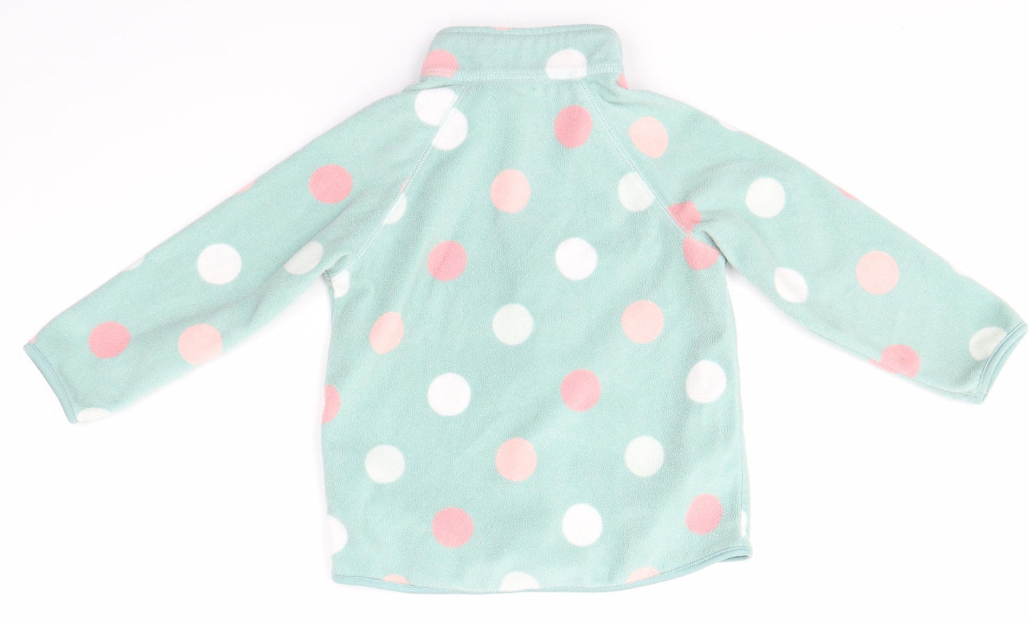 H&M Girls Multicoloured Polka Dot  Full Zip Jumper Size 2-3 Years