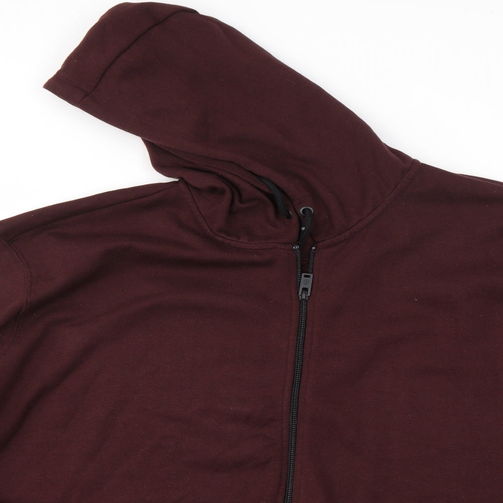 Burton Mens Purple   Full Zip Hoodie Size Big 5X