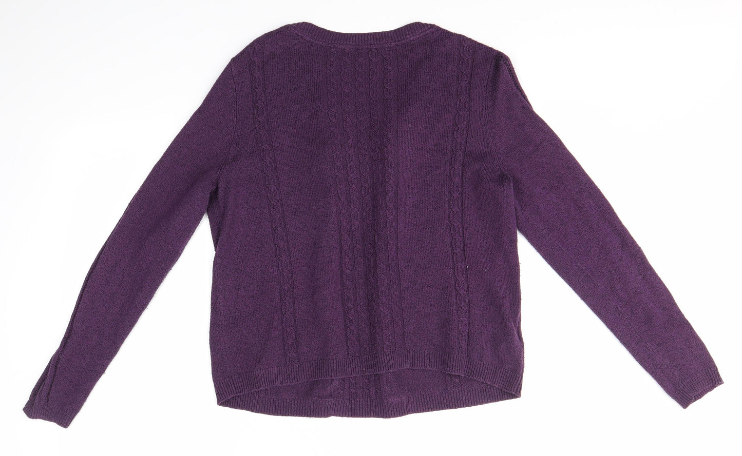 Laura Ashley Womens Purple   Pullover Jumper Size 16