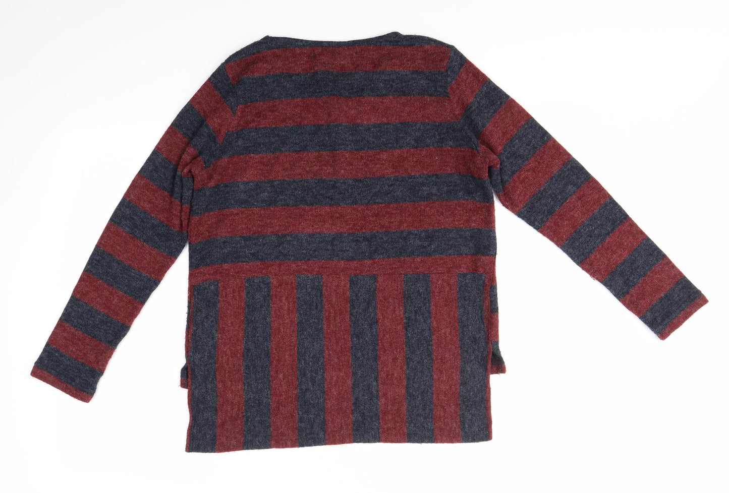 As Know As Mens Multicoloured Striped  Pullover Jumper Size M