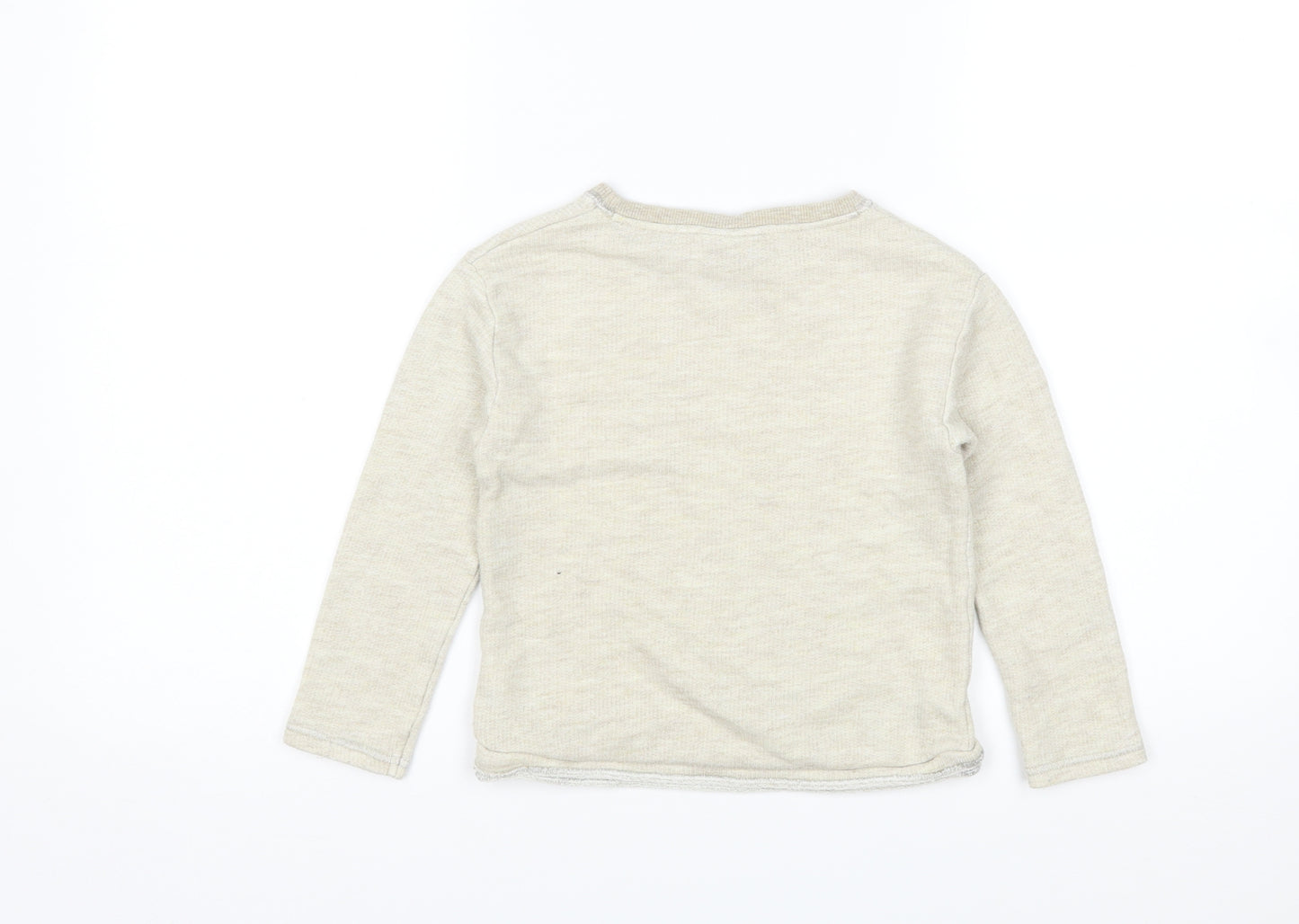 NEXT Girls Beige   Pullover Jumper Size 5 Years  - ballerina