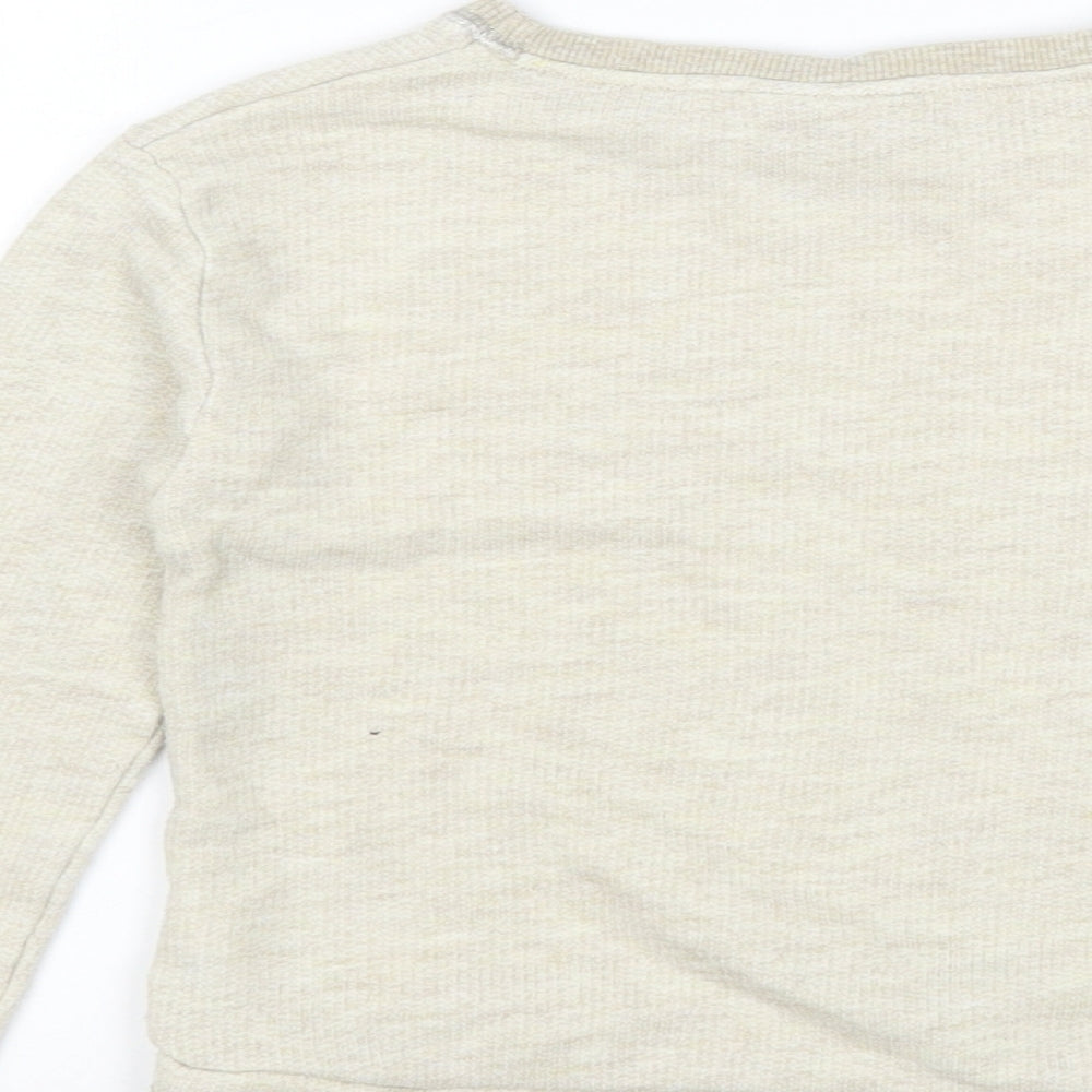 NEXT Girls Beige   Pullover Jumper Size 5 Years  - ballerina