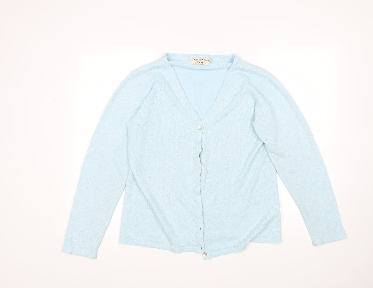 Honour Millburn Womens Blue   Cardigan Jumper Size M