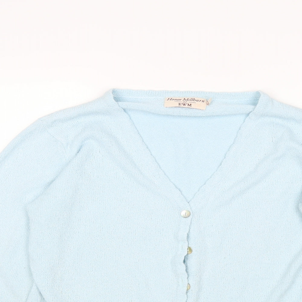 Honour Millburn Womens Blue   Cardigan Jumper Size M