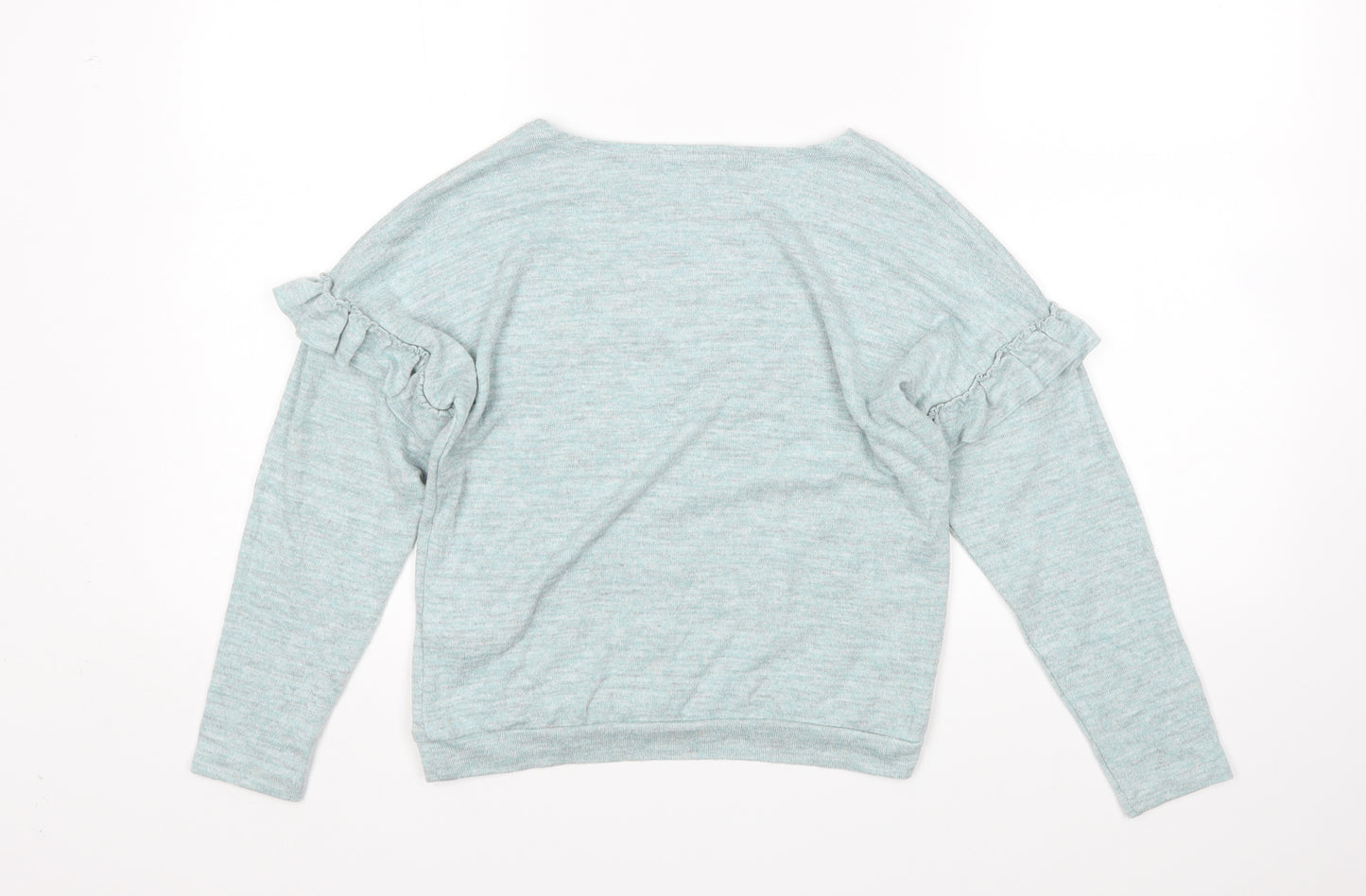 H&M Girls Green   Pullover Jumper Size 9-10 Years