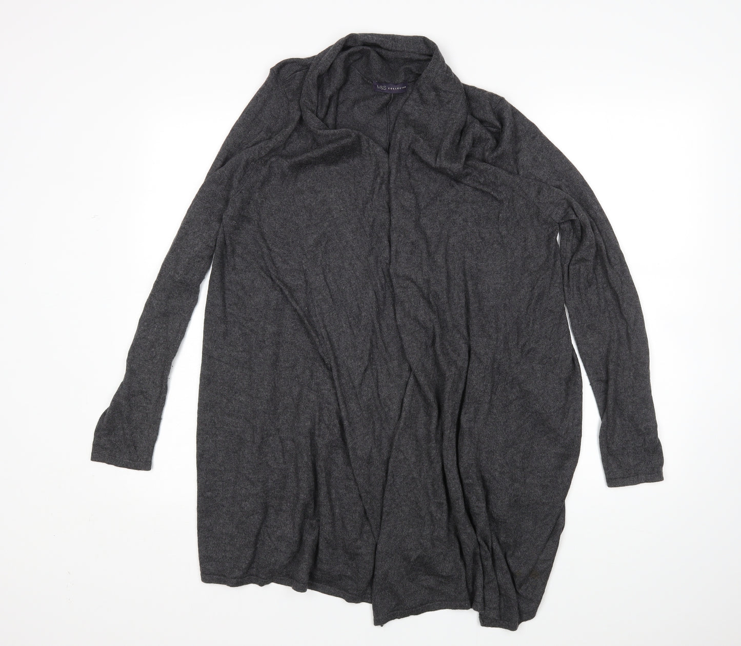 M&S Womens Green   Cardigan Jumper Size 16