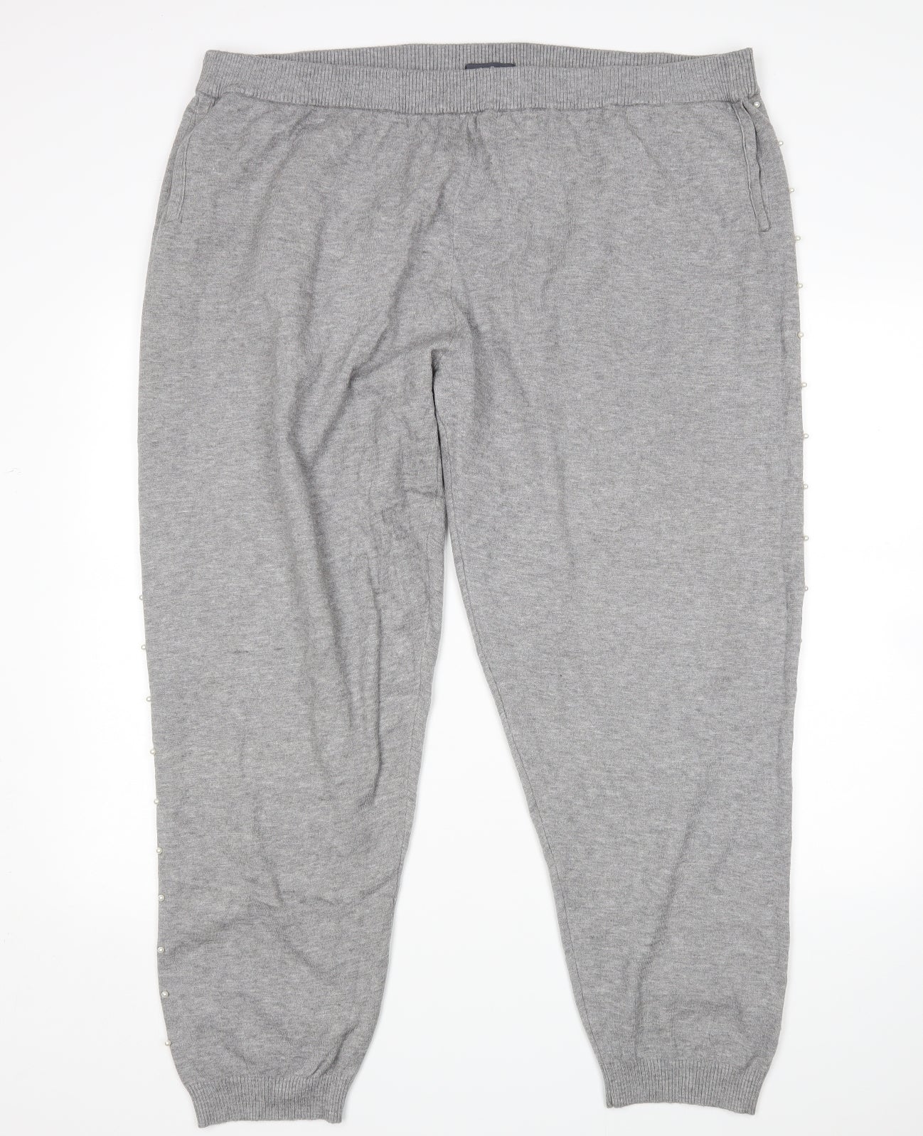 Studio Womens Grey   Sweatpants Trousers Size 24 L29 in