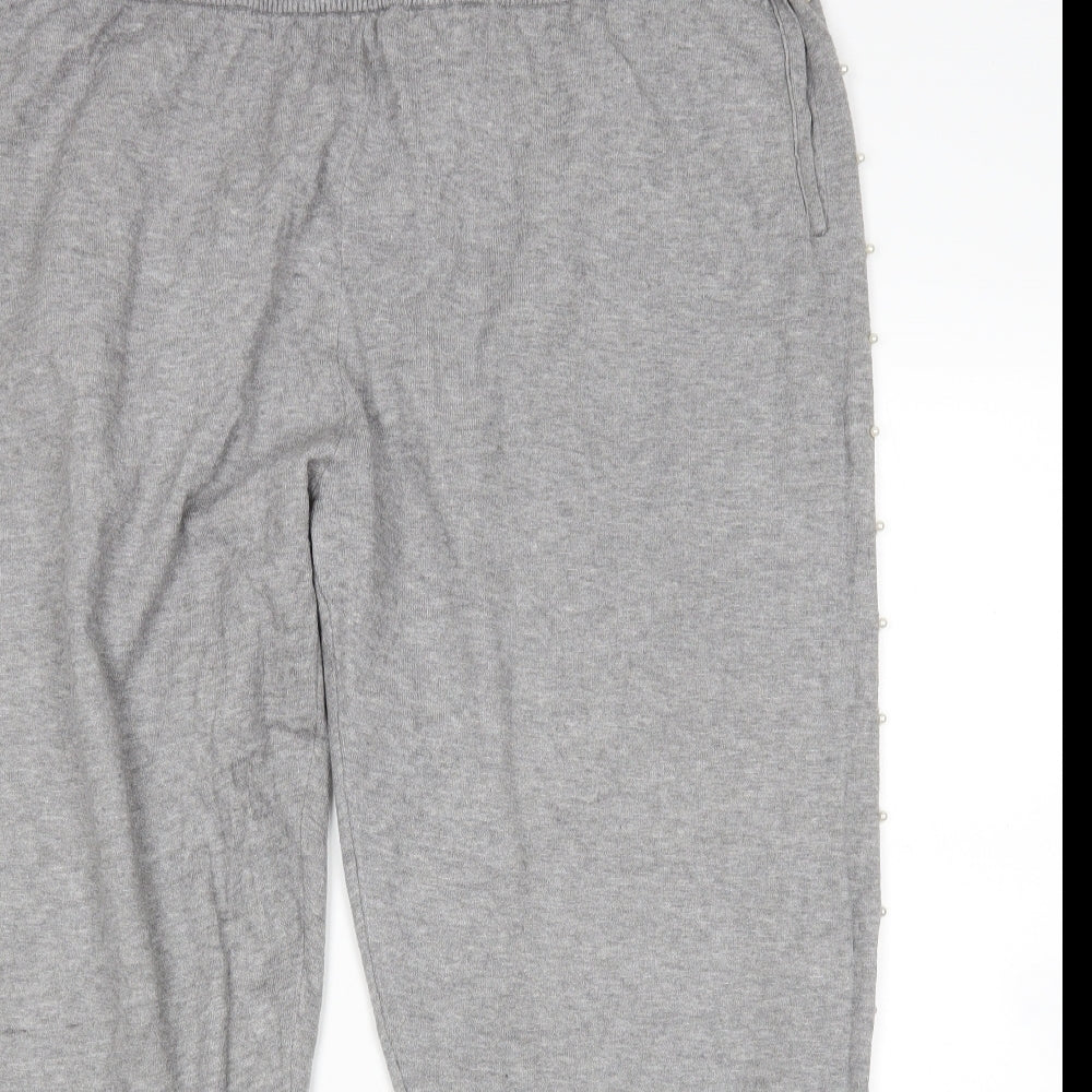 Studio Womens Grey   Sweatpants Trousers Size 24 L29 in