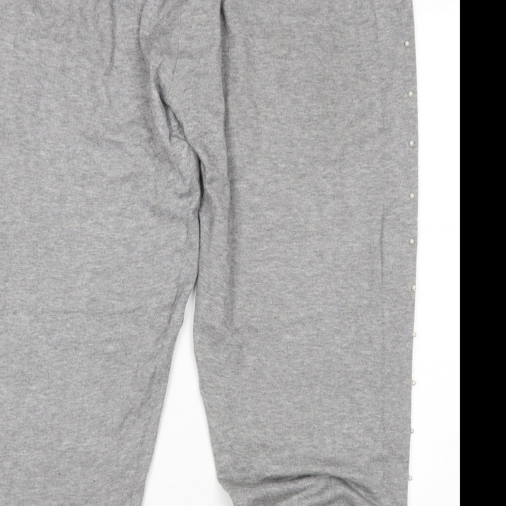Studio Womens Grey   Sweatpants Trousers Size 24 L29 in