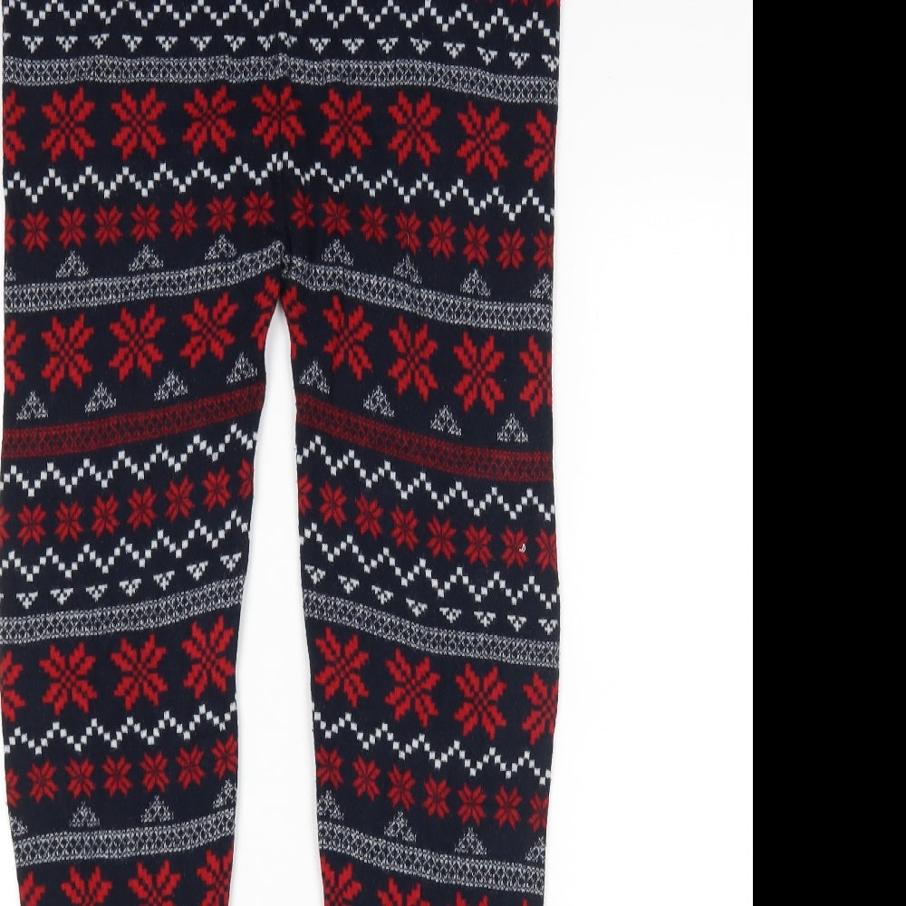 ESMARA Womens Multicoloured Argyle/Diamond   Pyjama Pants Size L  - Christmas