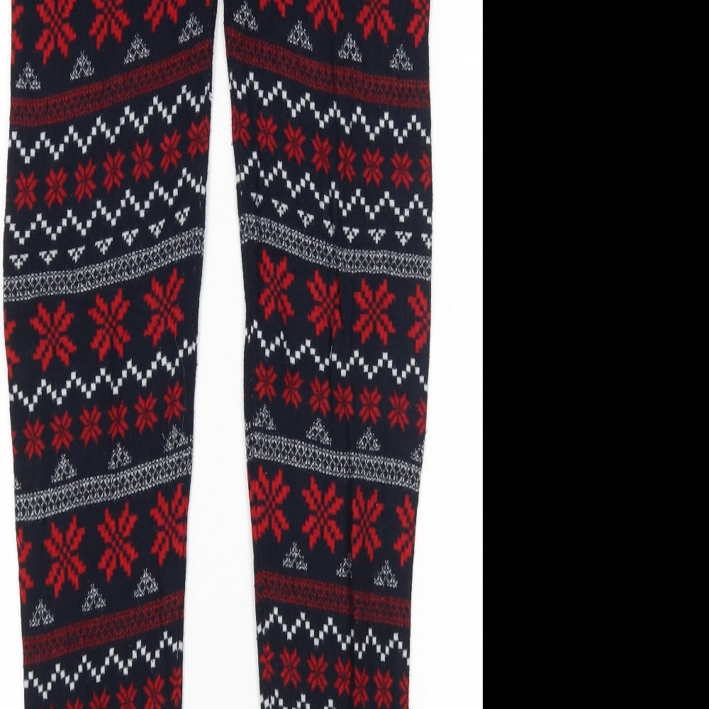ESMARA Womens Multicoloured Argyle/Diamond   Pyjama Pants Size L  - Christmas