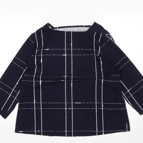 Preworn Womens Multicoloured Check  Pullover Jumper Size 18