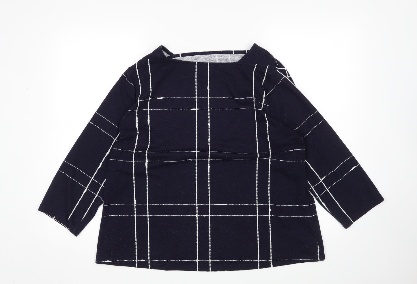 Preworn Womens Multicoloured Check  Pullover Jumper Size 18