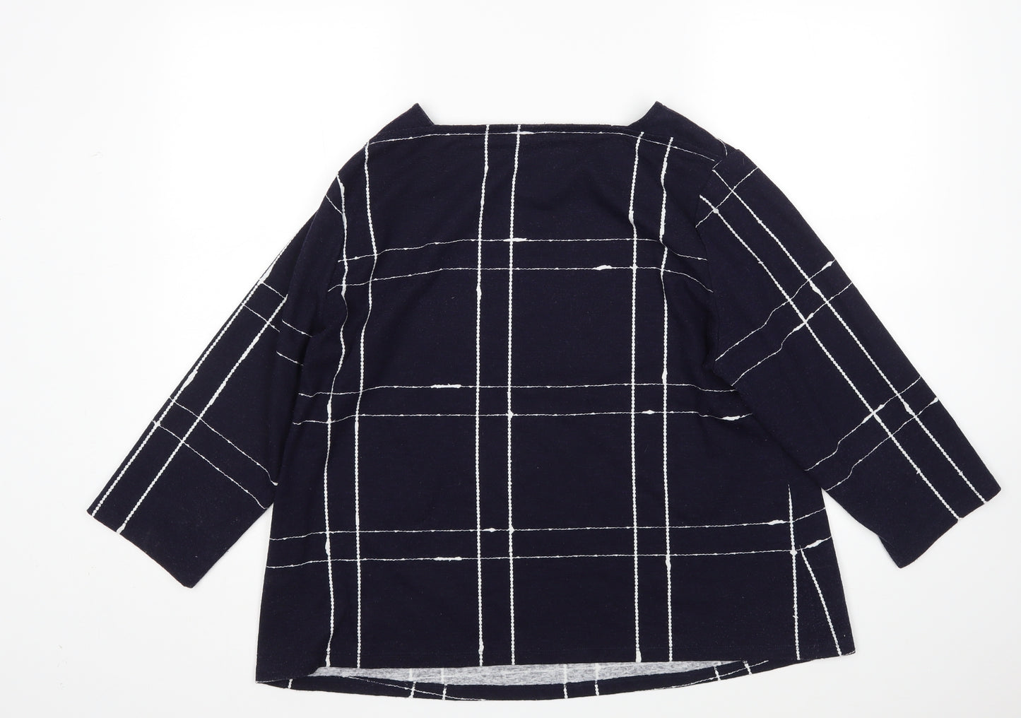 Preworn Womens Multicoloured Check  Pullover Jumper Size 18