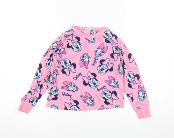 Matalan Girls Pink Top Pyjama Top Size 6 Years - Disney