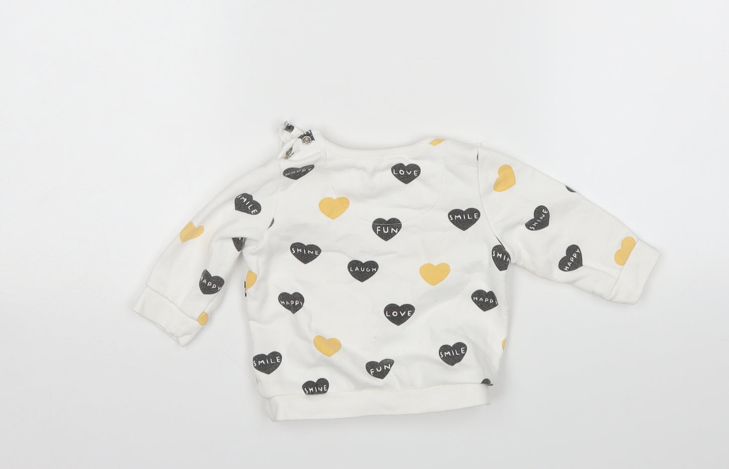 F&F Girls Multicoloured   Pullover Jumper Size 0-3 Months