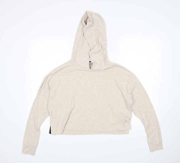 New Look Womens Beige Pullover Hoodie Size S
