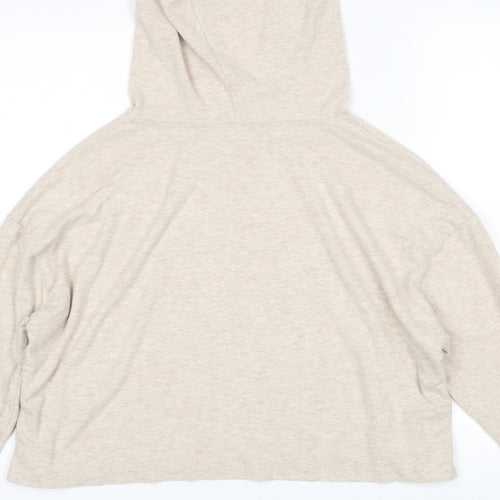 New Look Womens Beige   Pullover Hoodie Size S