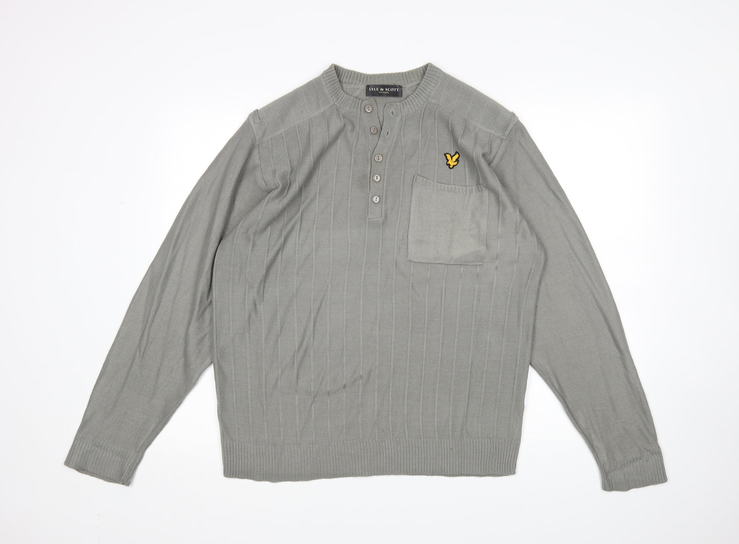 Lyle & Scott Mens Green   Pullover Jumper Size M