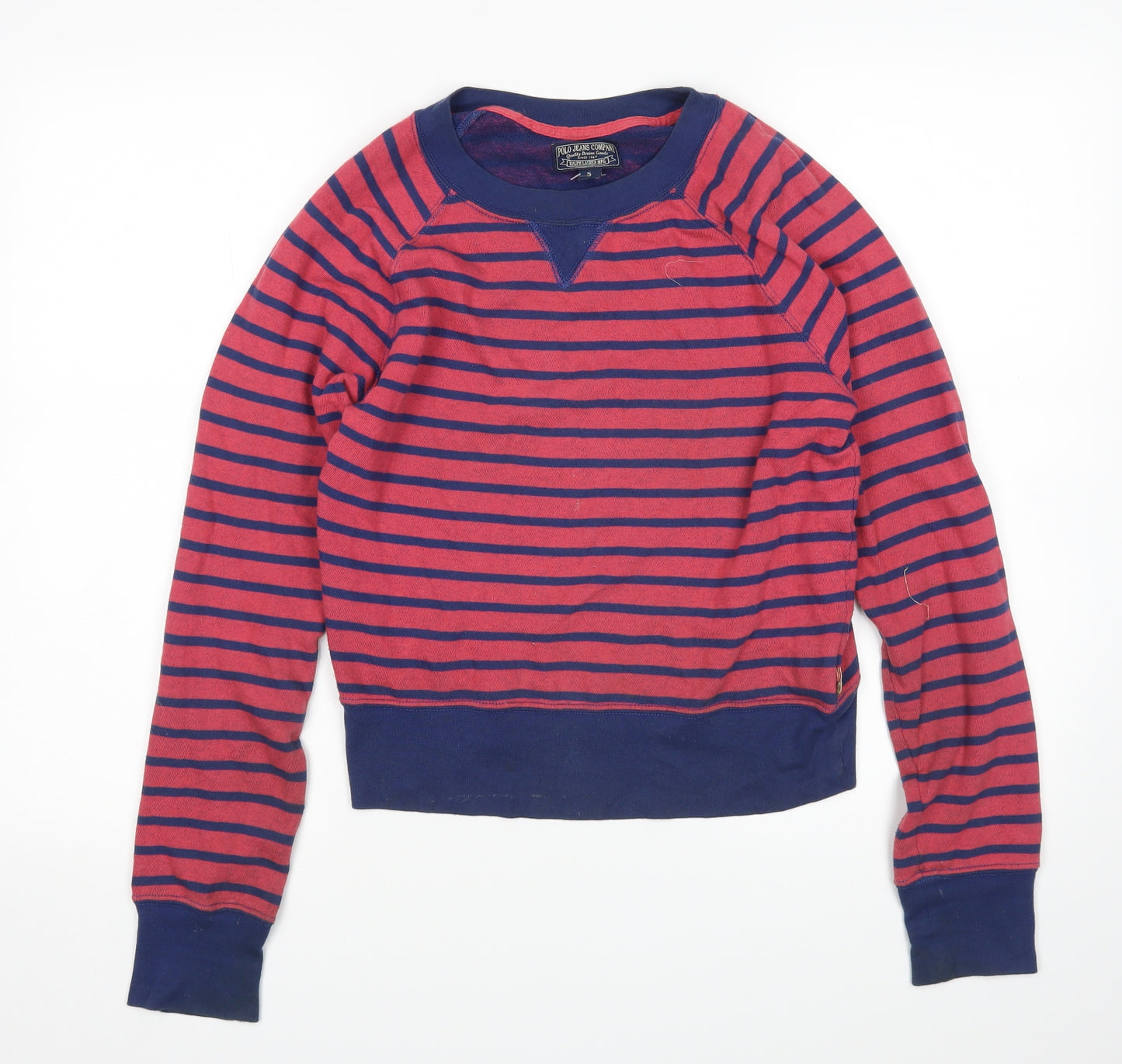 Polo Jeans Ralph Lauren Womens Multicoloured Striped  Pullover Jumper Size S