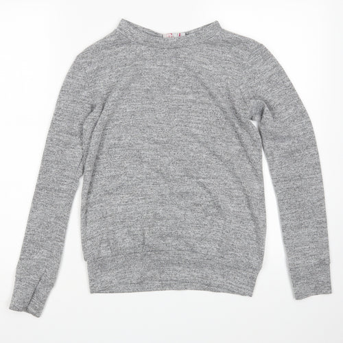 Silk Womens Grey   Pullover Jumper Size S