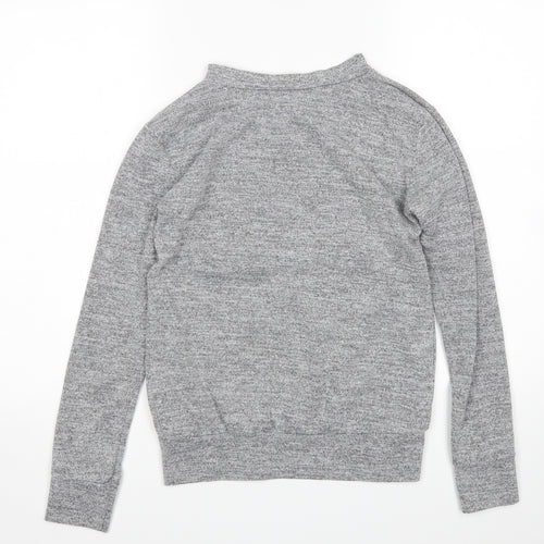 Silk Womens Grey   Pullover Jumper Size S