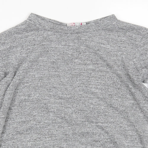 Silk Womens Grey   Pullover Jumper Size S