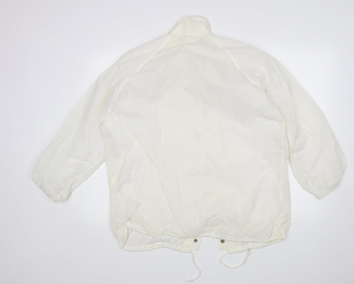 Compliments Womens Ivory   Rain Coat Jacket Size 18