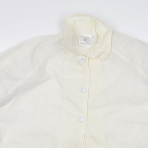 Compliments Womens Ivory   Rain Coat Jacket Size 18