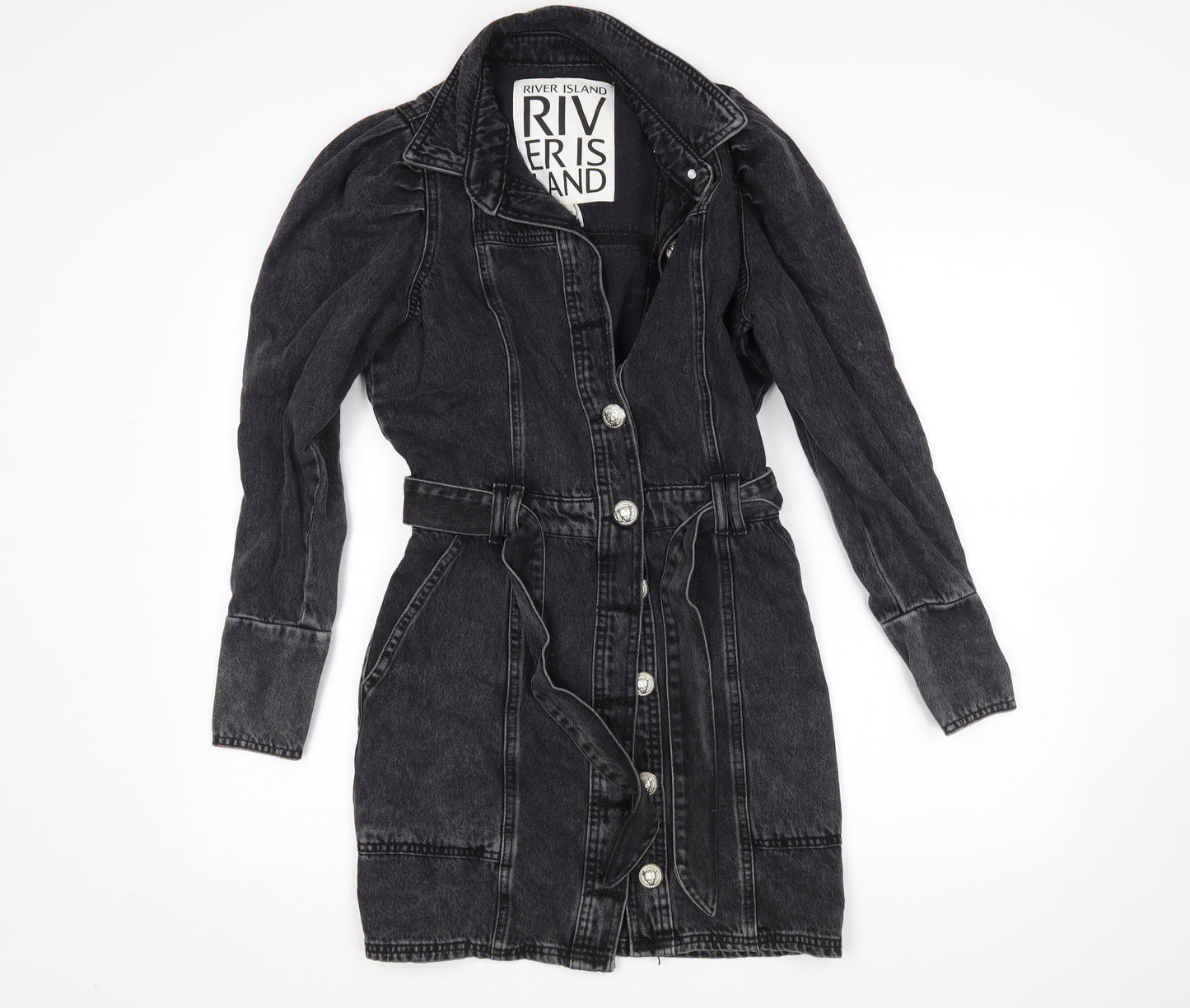 River Island Womens Black   Jacket Dress  Size 10